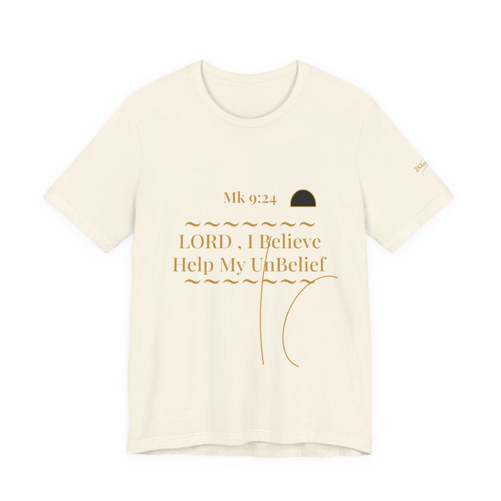 2XArcLine Mark 9:24 “Help My Unbelief” Tee/Bible verse