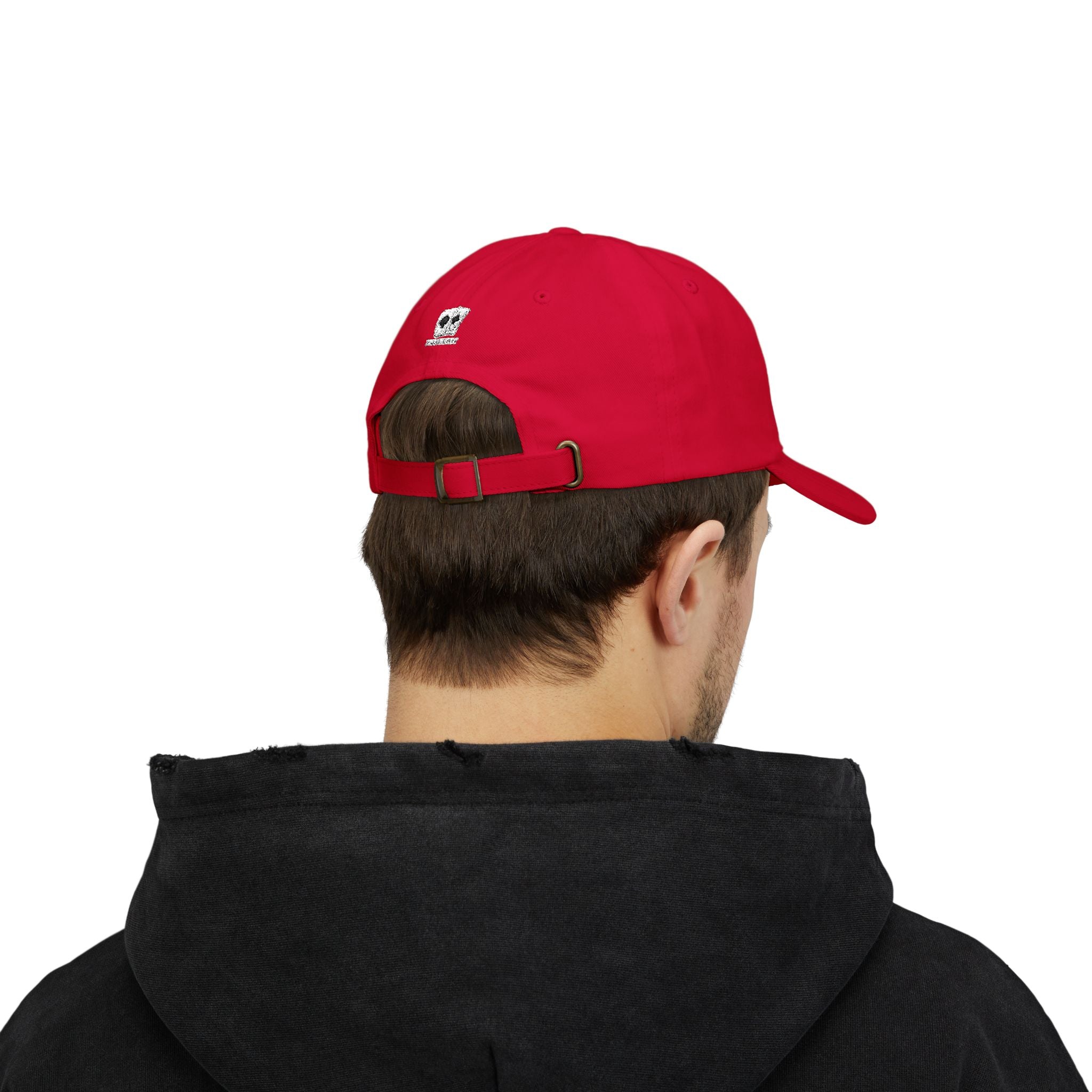 Poker Idiot Dad Cap – Diamond Logo / “DEGEN” Side Embroidery – Poker & Gambling Streetwear Hat