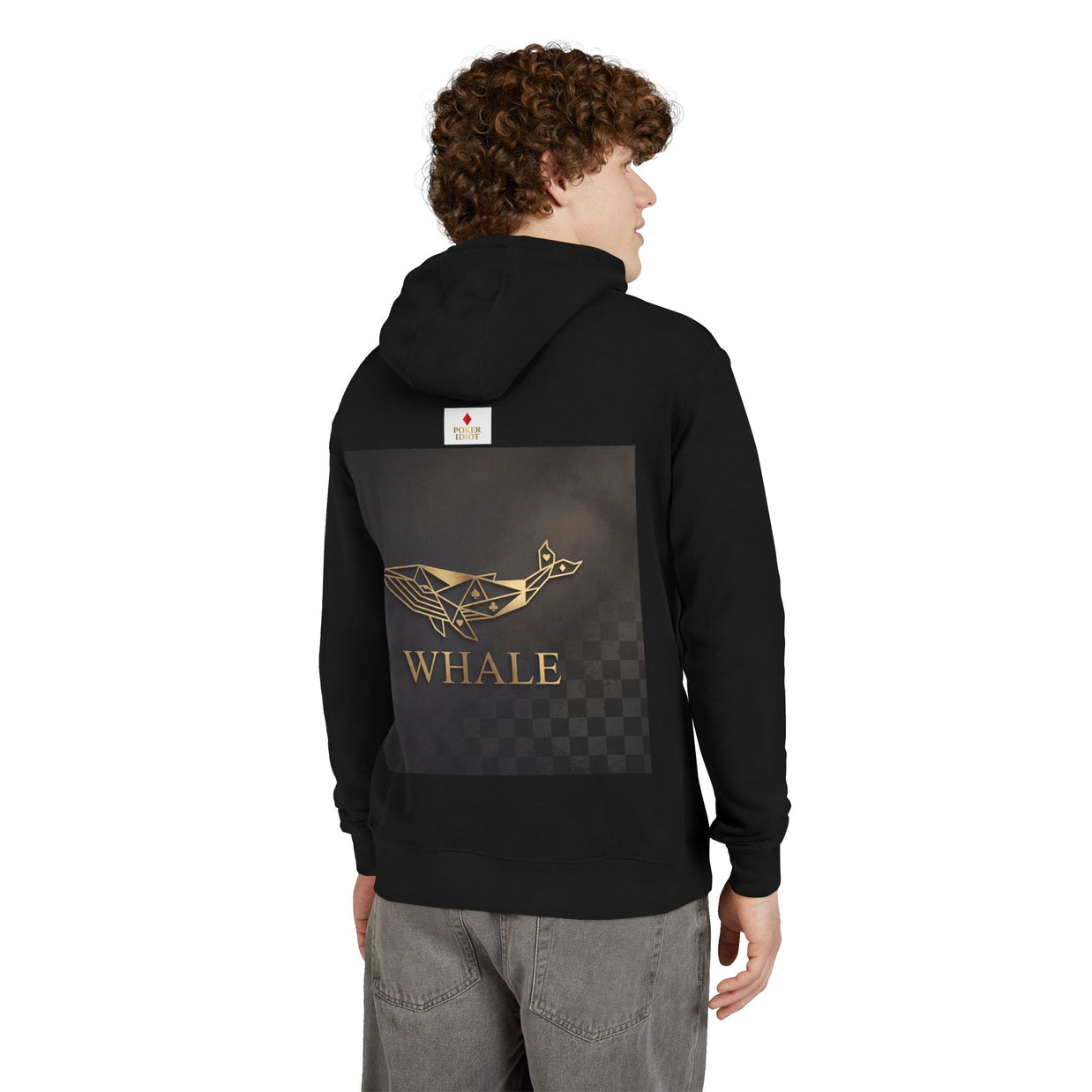 WHALE — Geometric Gold Poker Hoodie