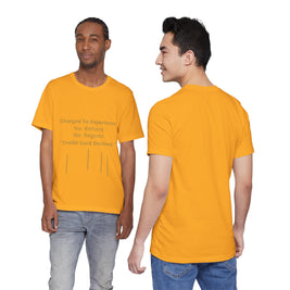 Charge to Experience No Refund No Regrets Tee