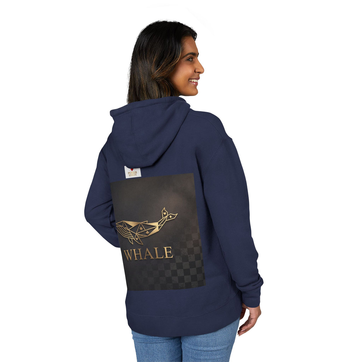 WHALE — Geometric Gold Poker Hoodie