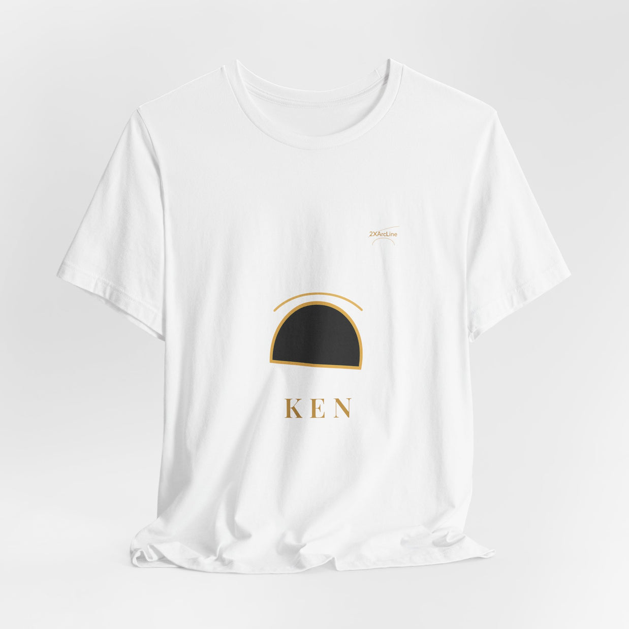 2XArcLine  Minimalist 'KEN' Graphic Tee