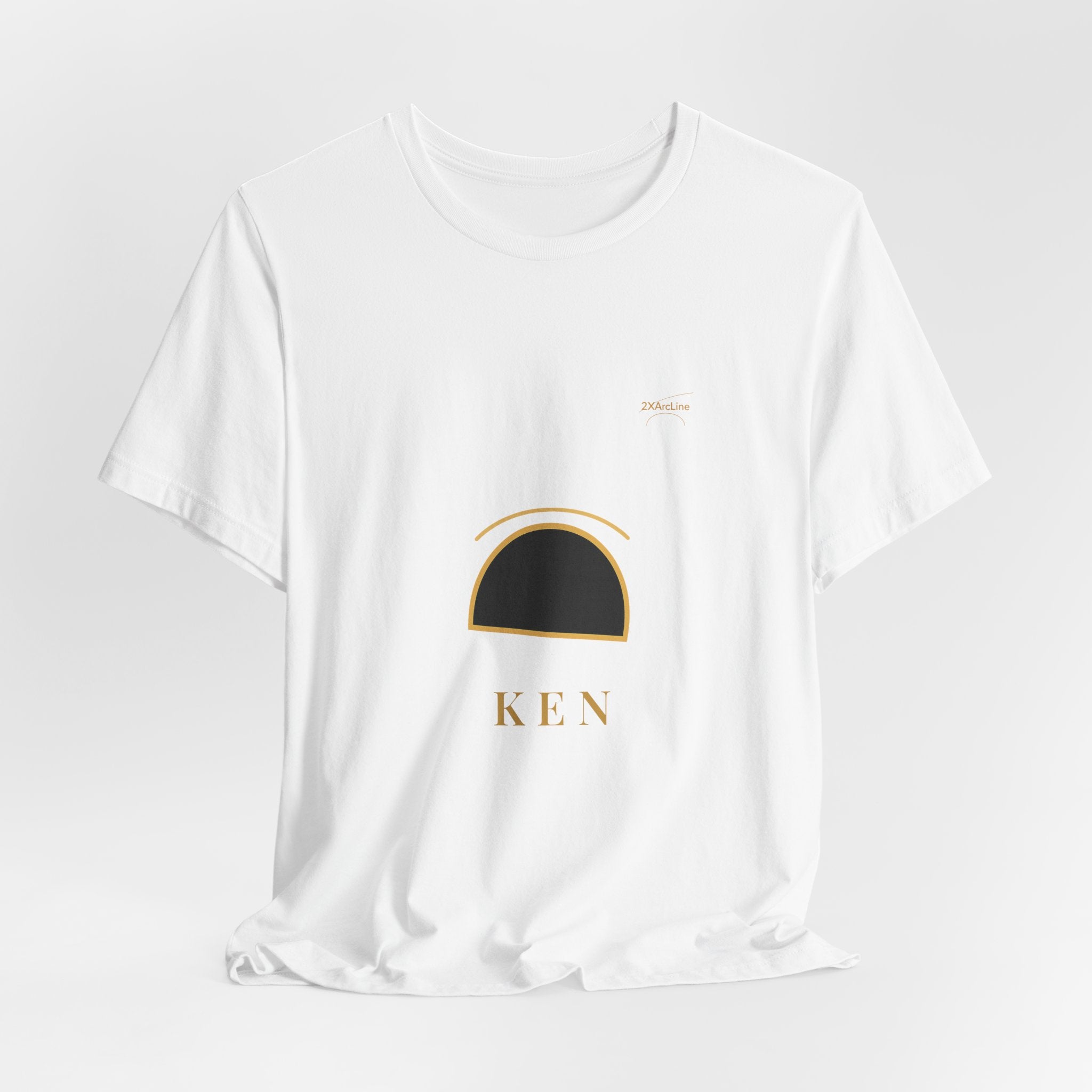 2XArcLine  Minimalist 'KEN' Graphic Tee