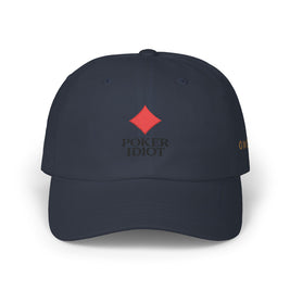 Poker Idiot Dad Cap – Diamond Logo / “OMC” Side Embroidery – Old Man Coffee Poker Hat