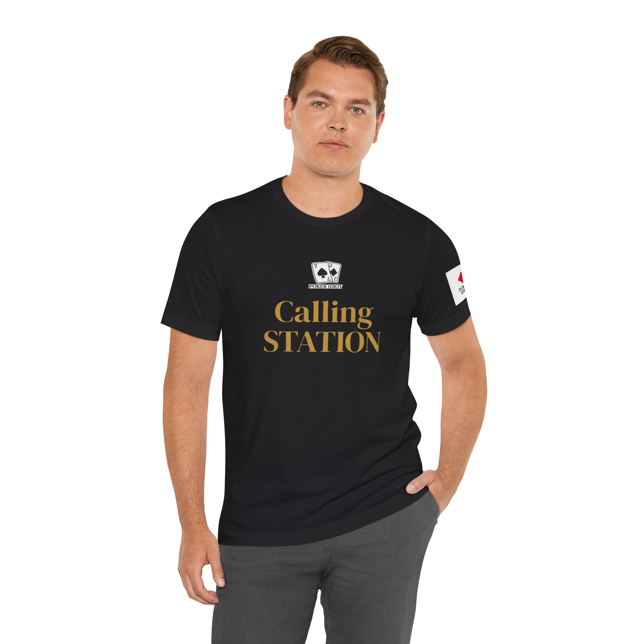 Poker Idiot “CALLING STATION” Tee — Poker Player Archetype Series