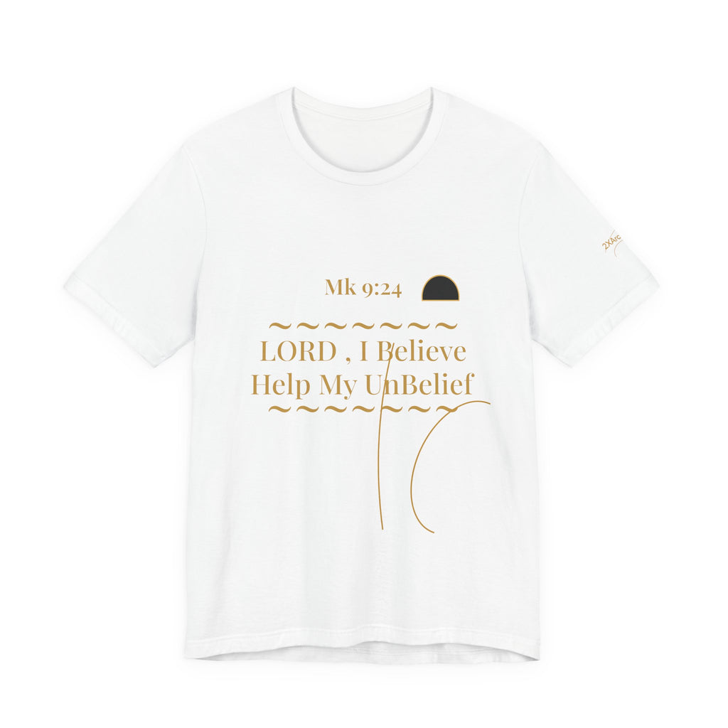 2XArcLine Mark 9:24 “Help My Unbelief” Tee/Bible verse