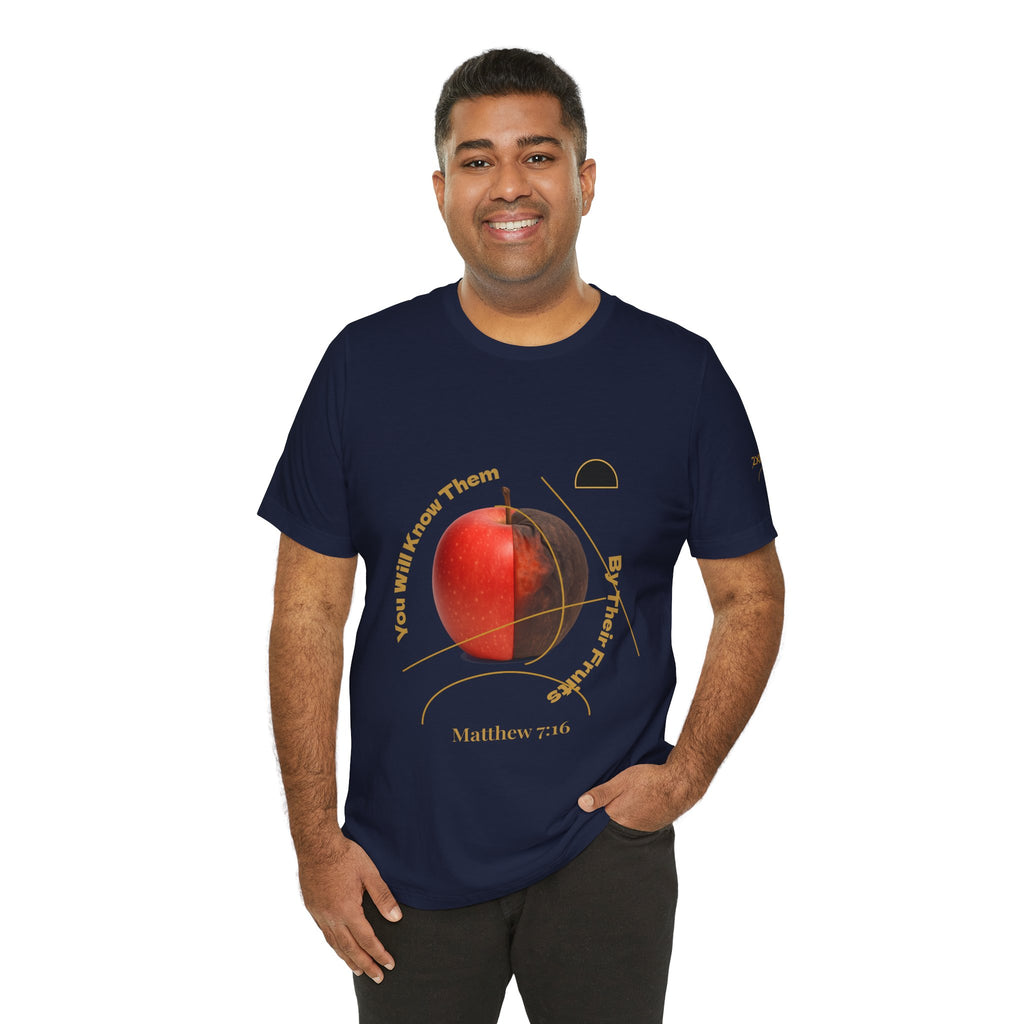 2XArcLine Matthew 7:16 “By Their Fruits” Tee/Bible verse