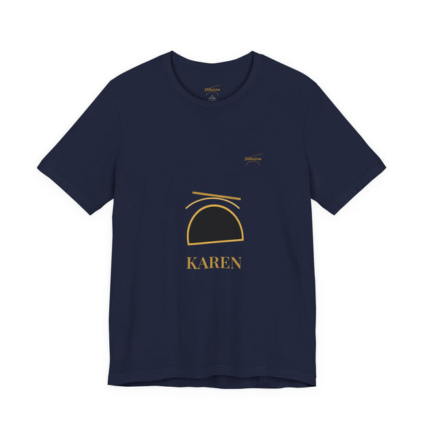 2XArcLine "Karen Minimalist Name Tee"