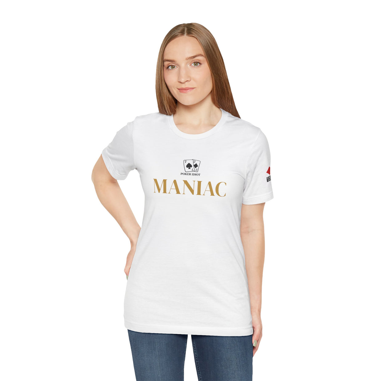 Poker Idiot “MANIAC” Tee — Poker Player Archetype Series