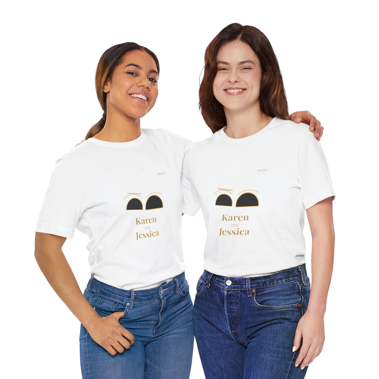 2XArcLine Minimalist(Karen =Jessica) Tee
