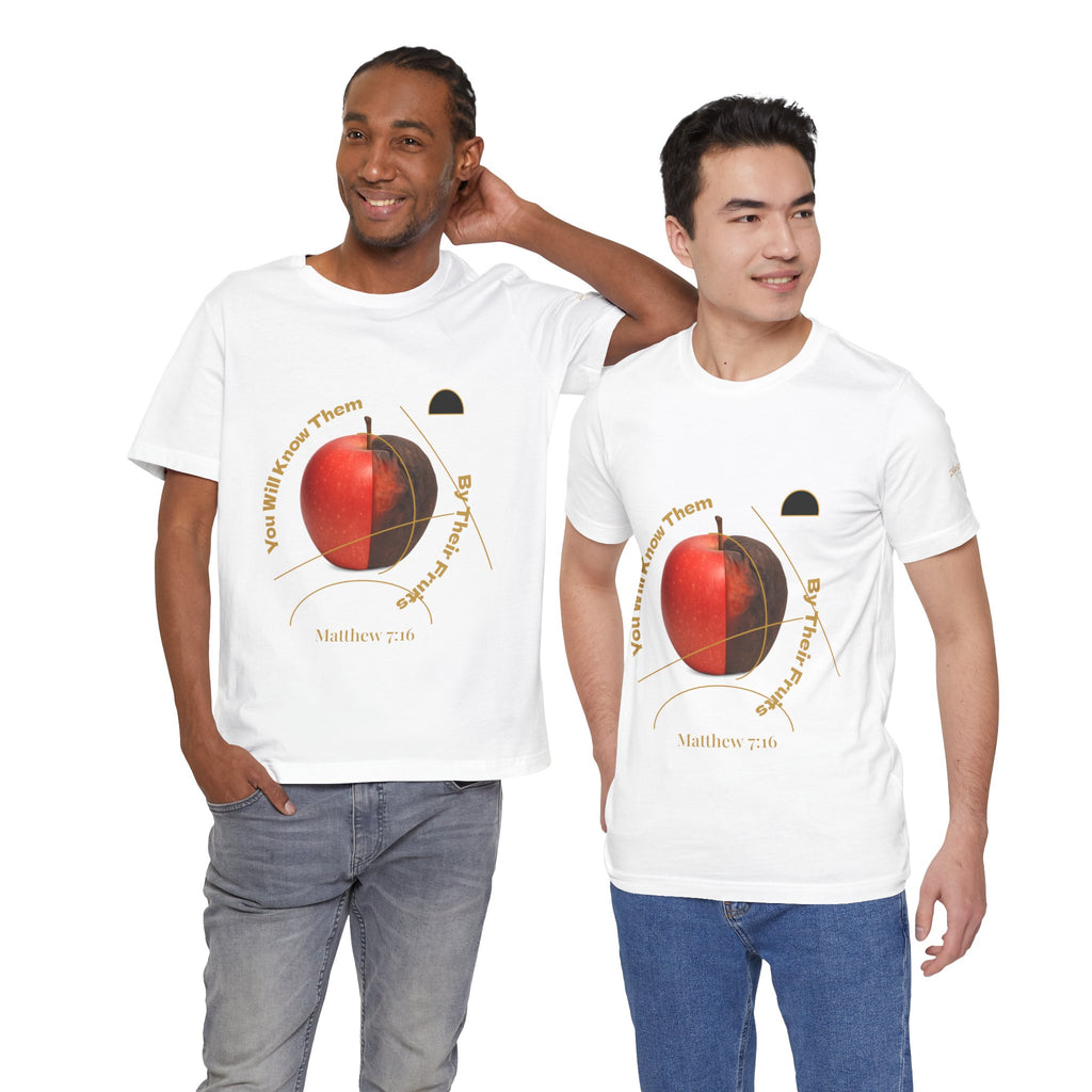 2XArcLine Matthew 7:16 “By Their Fruits” Tee/Bible verse