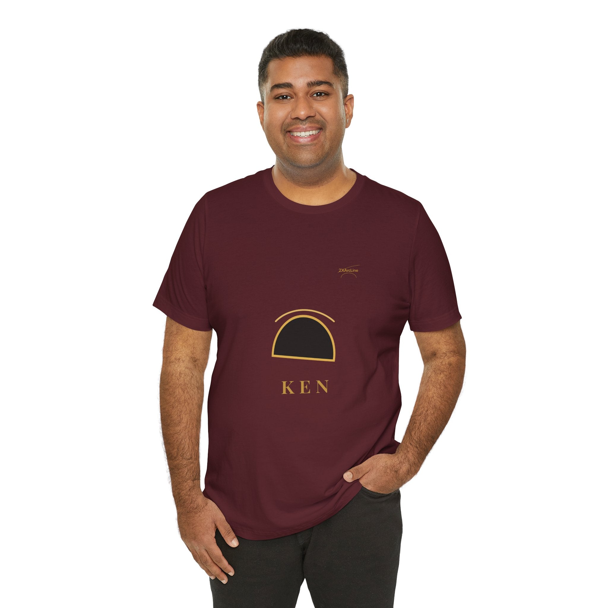 2XArcLine  Minimalist 'KEN' Graphic Tee
