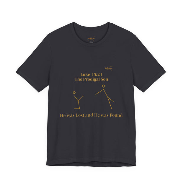 Luke 15:24 “Lost & Found” Tee/Bible Verse
