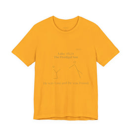 Luke 15:24 “Lost & Found” Tee/Bible Verse