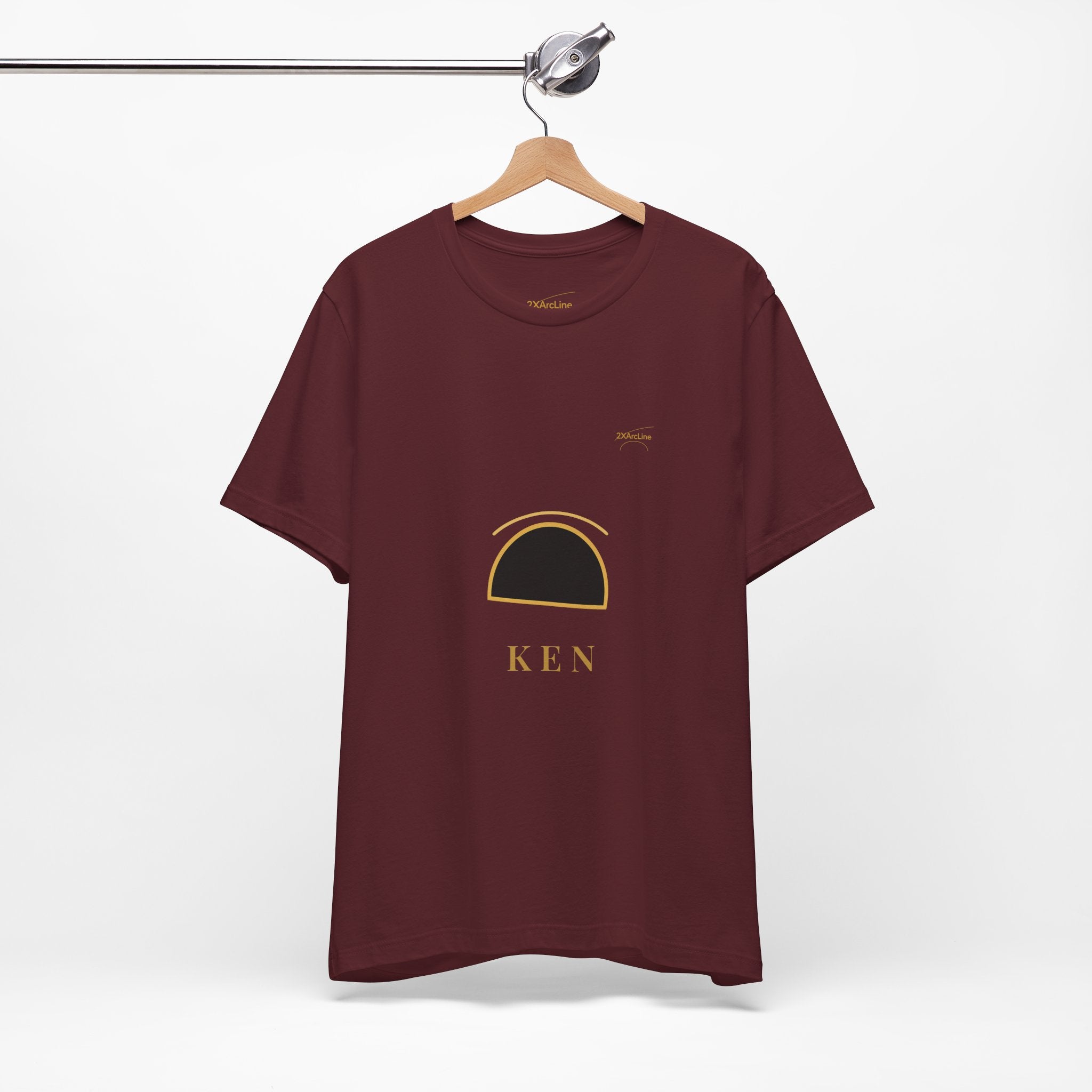 2XArcLine  Minimalist 'KEN' Graphic Tee