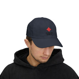 Poker Idiot Dad Cap – Diamond Logo / “REC-REC” Side Embroidery – Poker Insider Streetwear Hat