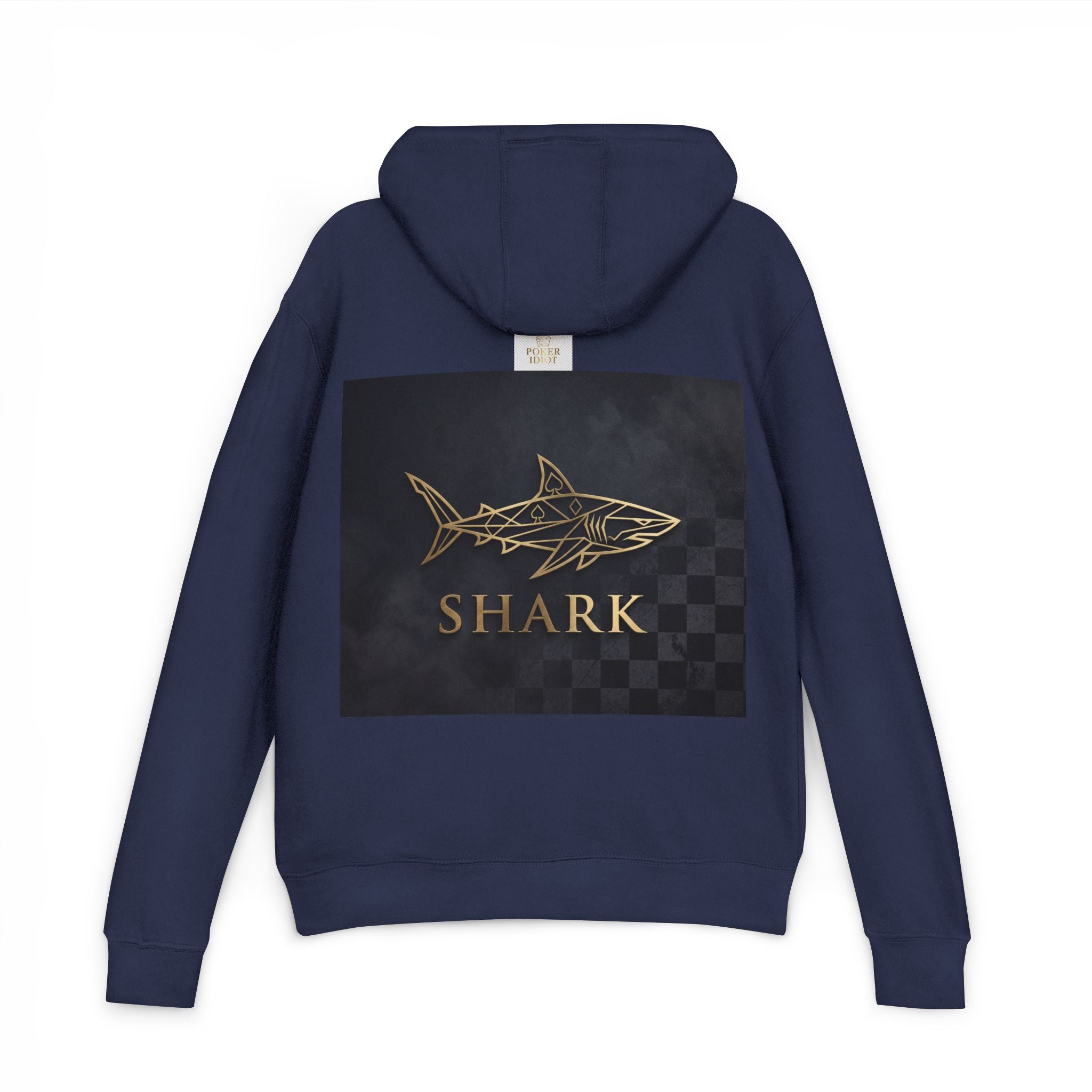 SHARK — Geometric Gold Poker Hoodie