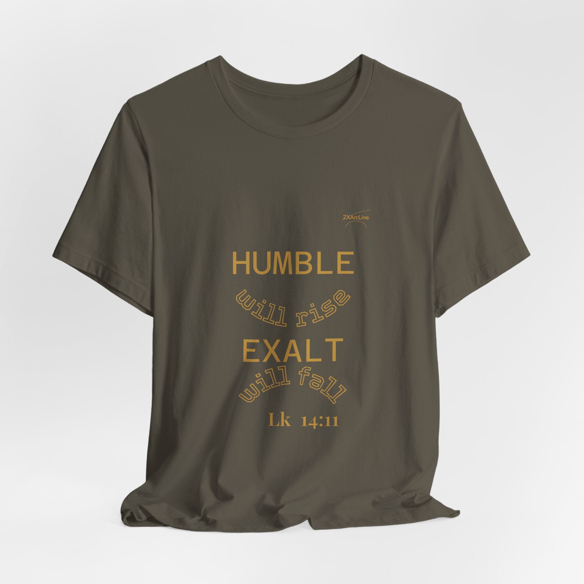 Luke 14:11 “Humble & Exalted” Tee/Bible verse