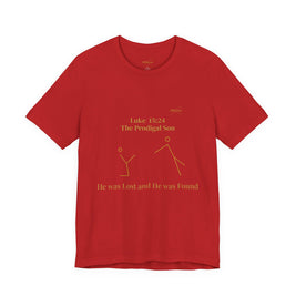 Luke 15:24 “Lost & Found” Tee/Bible Verse