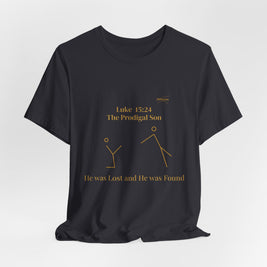 Luke 15:24 “Lost & Found” Tee/Bible Verse