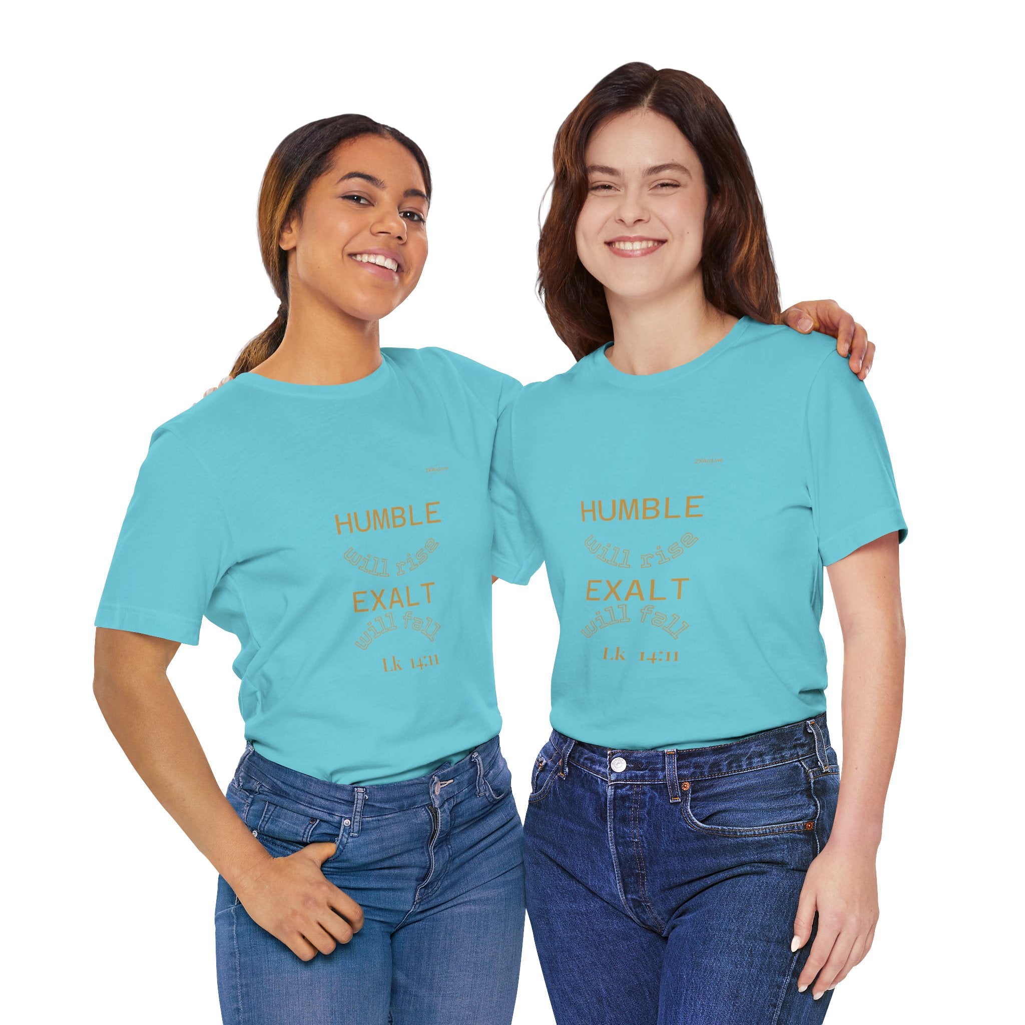 Luke 14:11 “Humble & Exalted” Tee/Bible verse