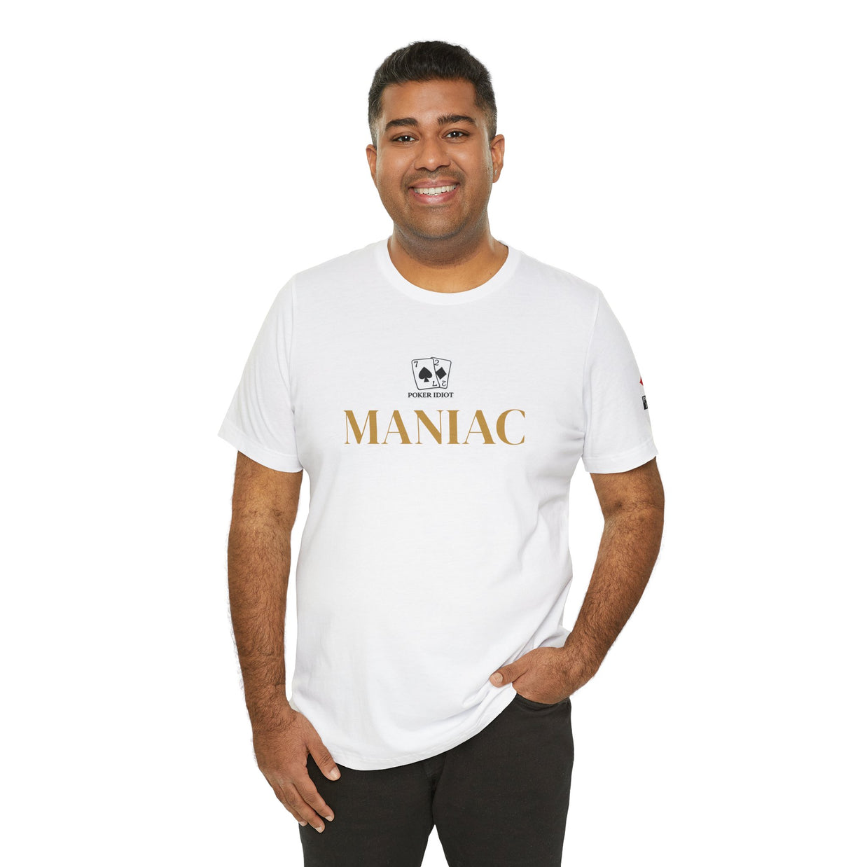 Poker Idiot “MANIAC” Tee — Poker Player Archetype Series