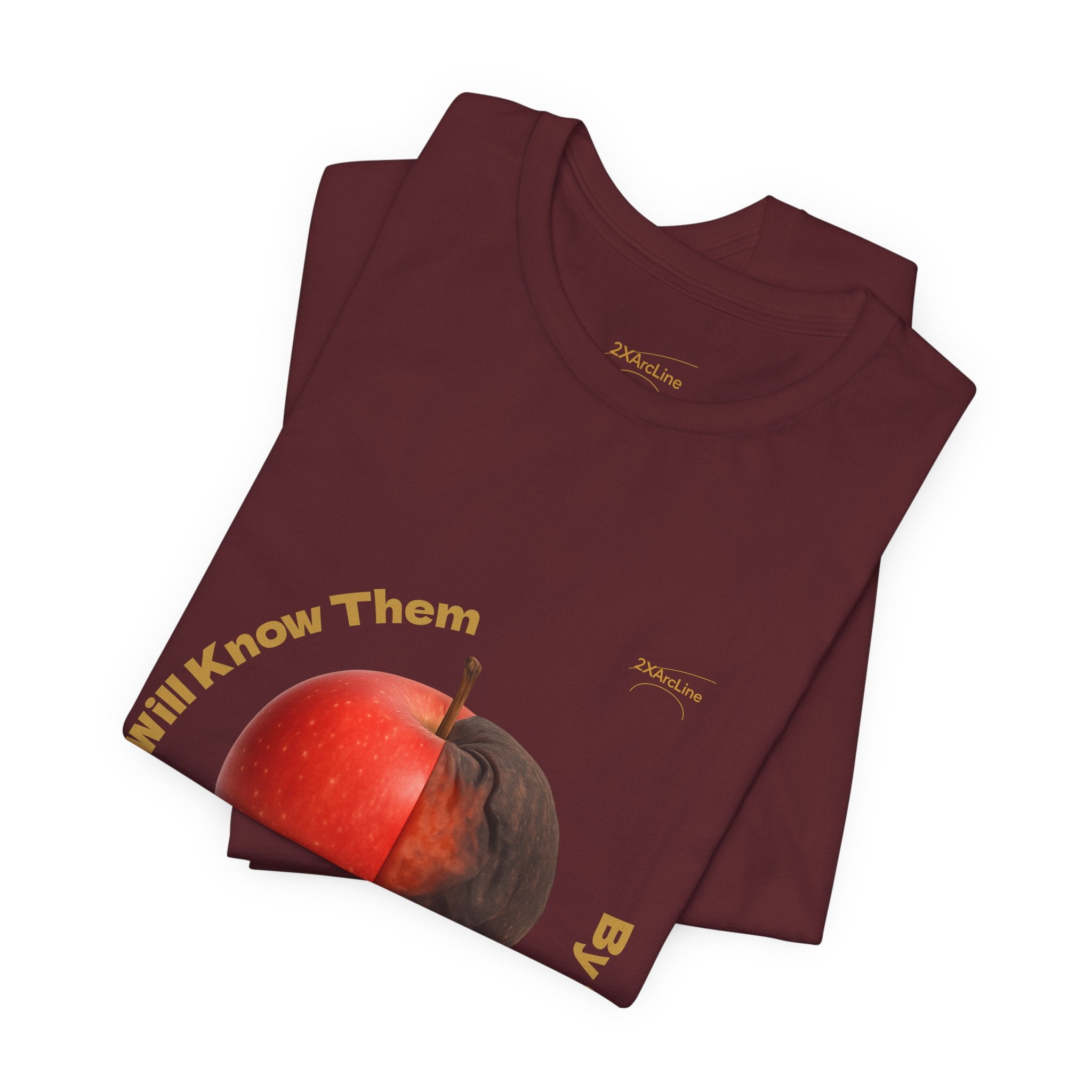 Matthew 7:16 “By Their Fruits” Tee/Bible verse