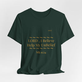 Mark 9:24 “Help My Unbelief” Tee/Bible verse