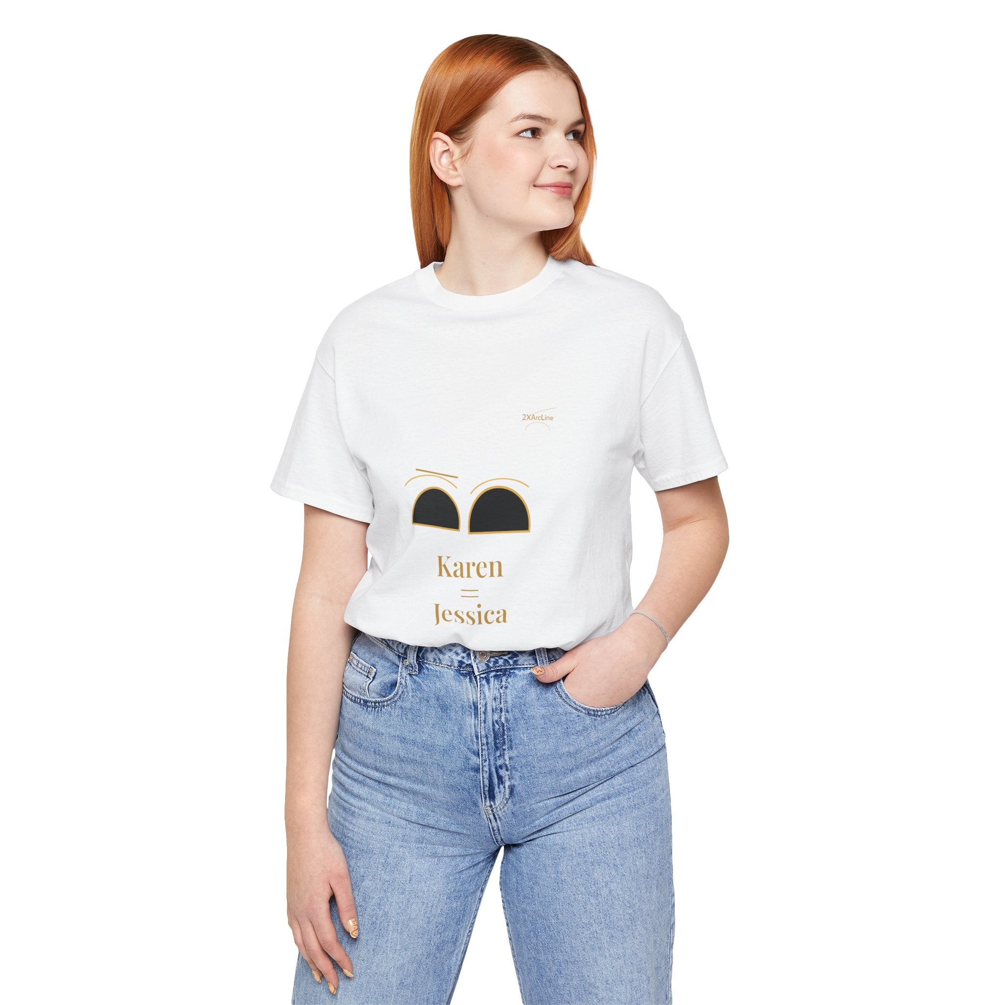 2XArcLine Minimalist(Karen =Jessica) Tee