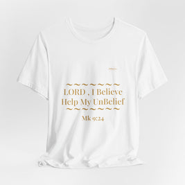 Mark 9:24 “Help My Unbelief” Tee/Bible verse