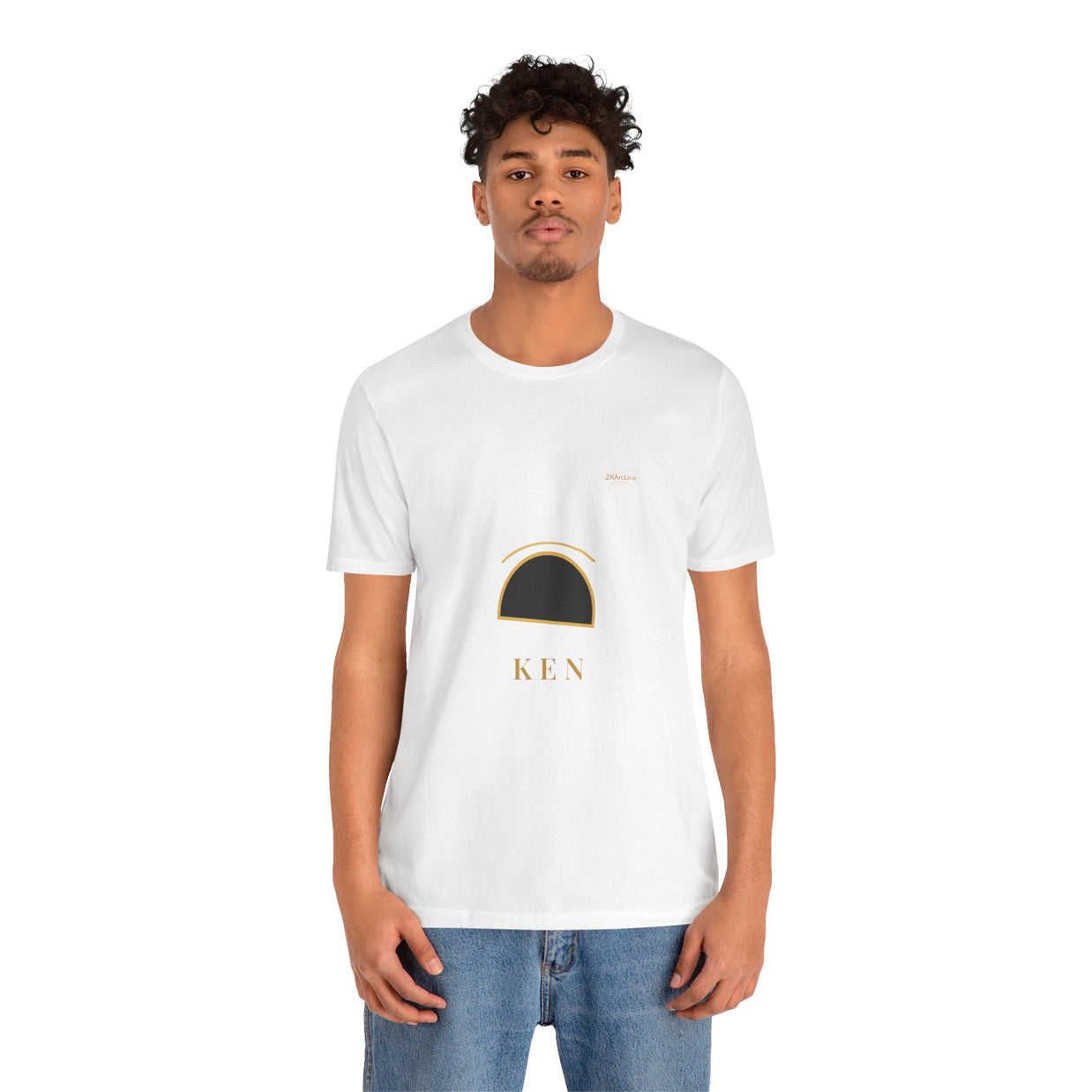 2XArcLine  Minimalist 'KEN' Graphic Tee