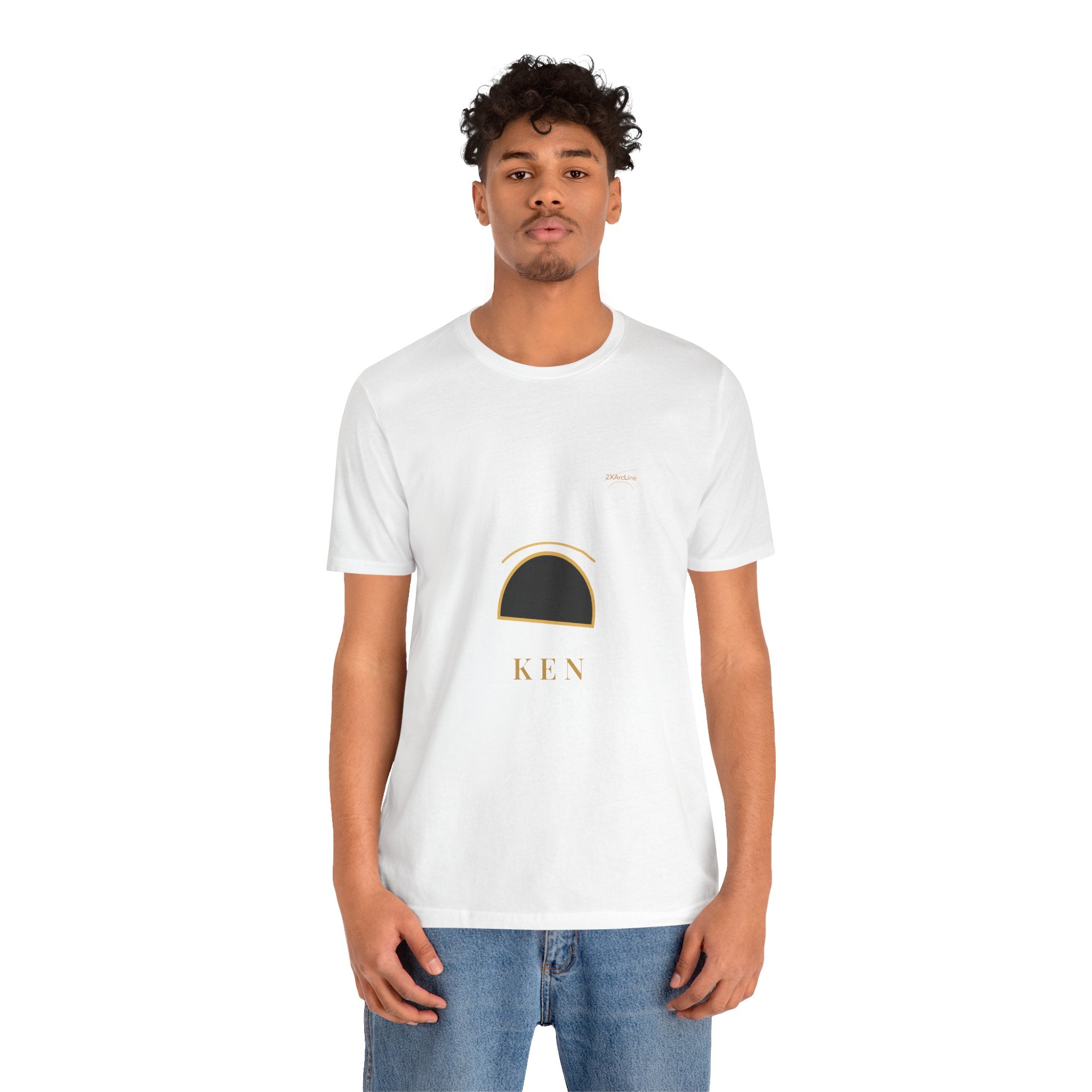 2XArcLine  Minimalist 'KEN' Graphic Tee