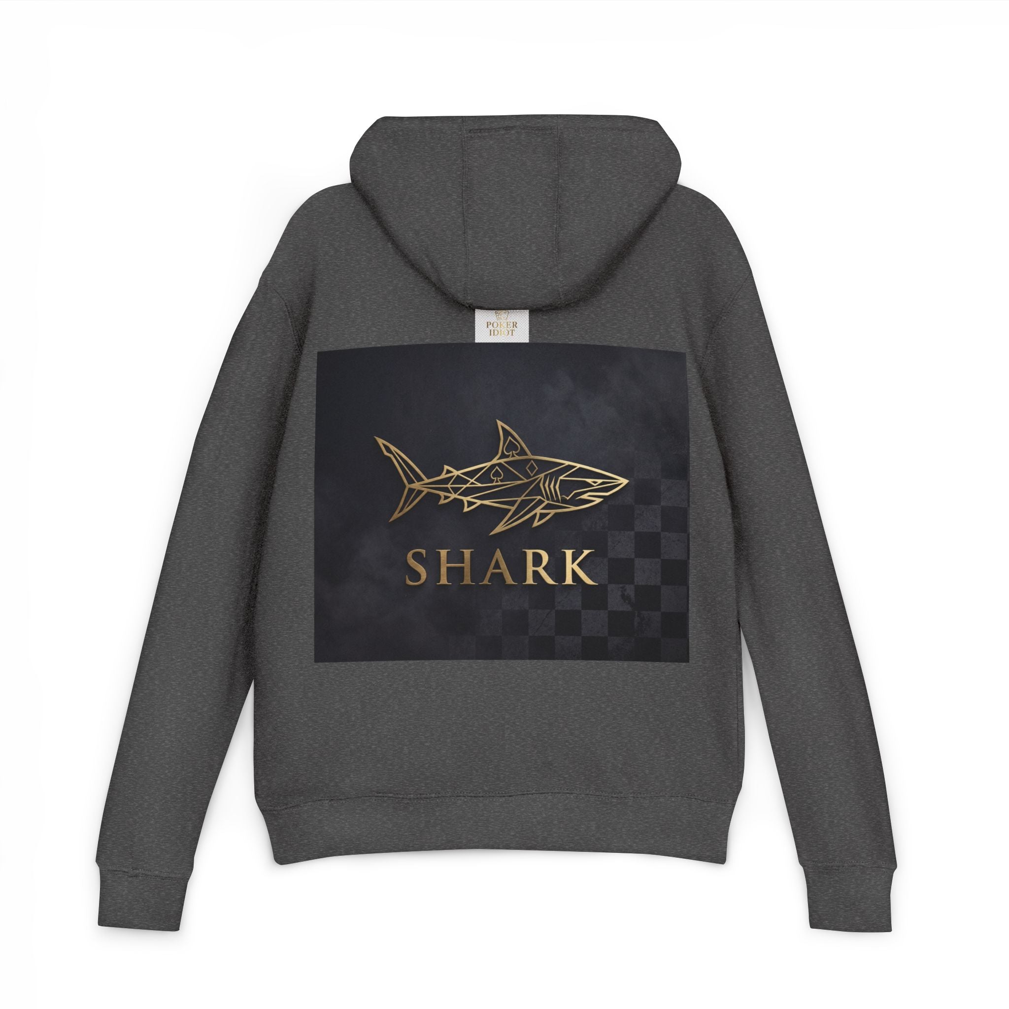 SHARK — Geometric Gold Poker Hoodie