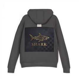 SHARK — Geometric Gold Poker Hoodie