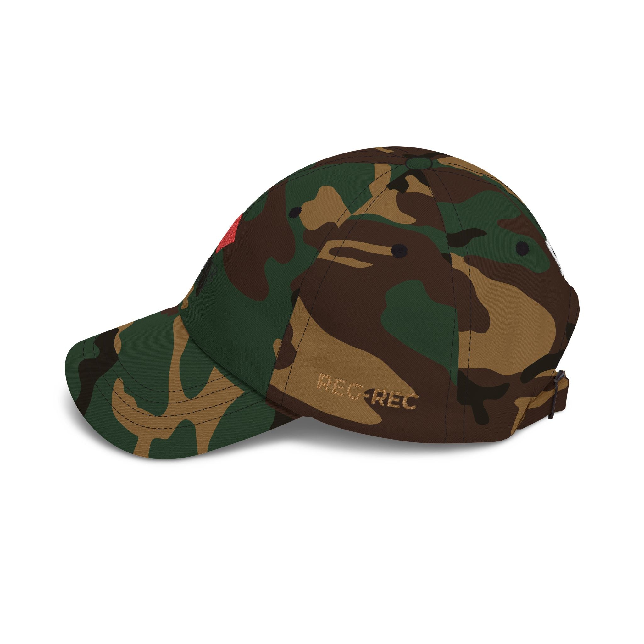 Poker Idiot Dad Cap – Diamond Logo / “REC-REC” Side Embroidery – Poker Insider Streetwear Hat