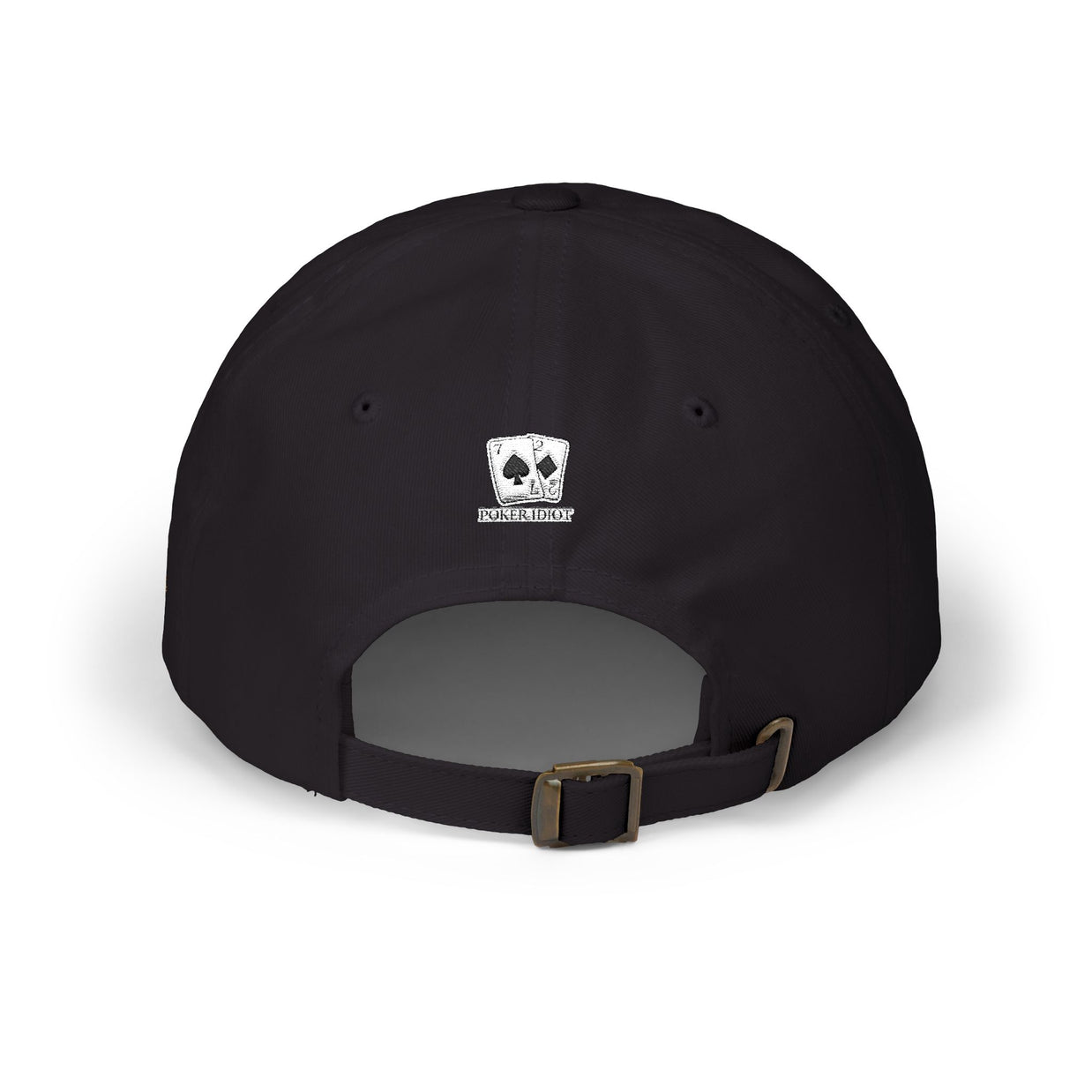 Poker Idiot Dad Cap – Diamond Logo / “AGGRO” Side Embroidery – Poker Streetwear Hat