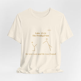 Luke 15:24 “Lost & Found” Tee/Bible Verse