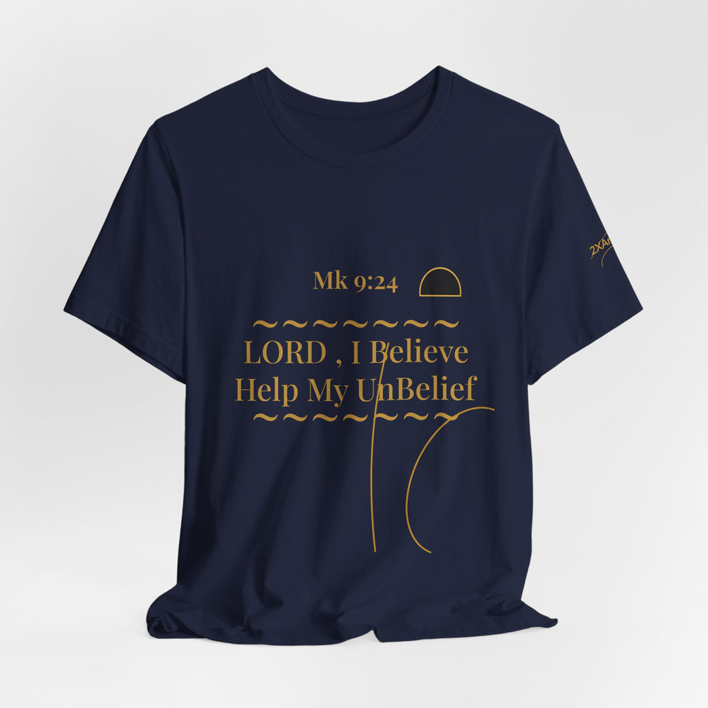 2XArcLine Mark 9:24 “Help My Unbelief” Tee/Bible verse