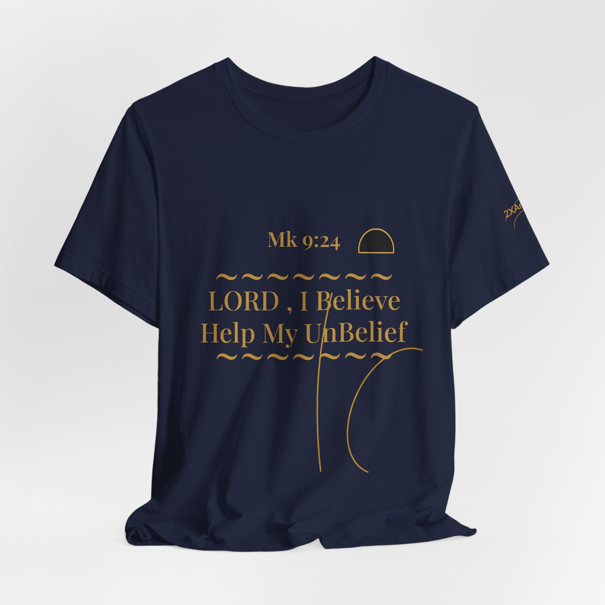 2XArcLine Mark 9:24 “Help My Unbelief” Tee/Bible verse
