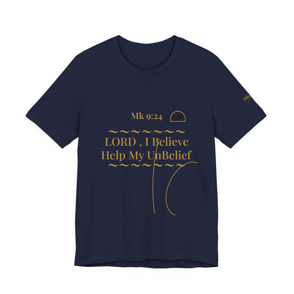 2XArcLine Mark 9:24 “Help My Unbelief” Tee/Bible verse