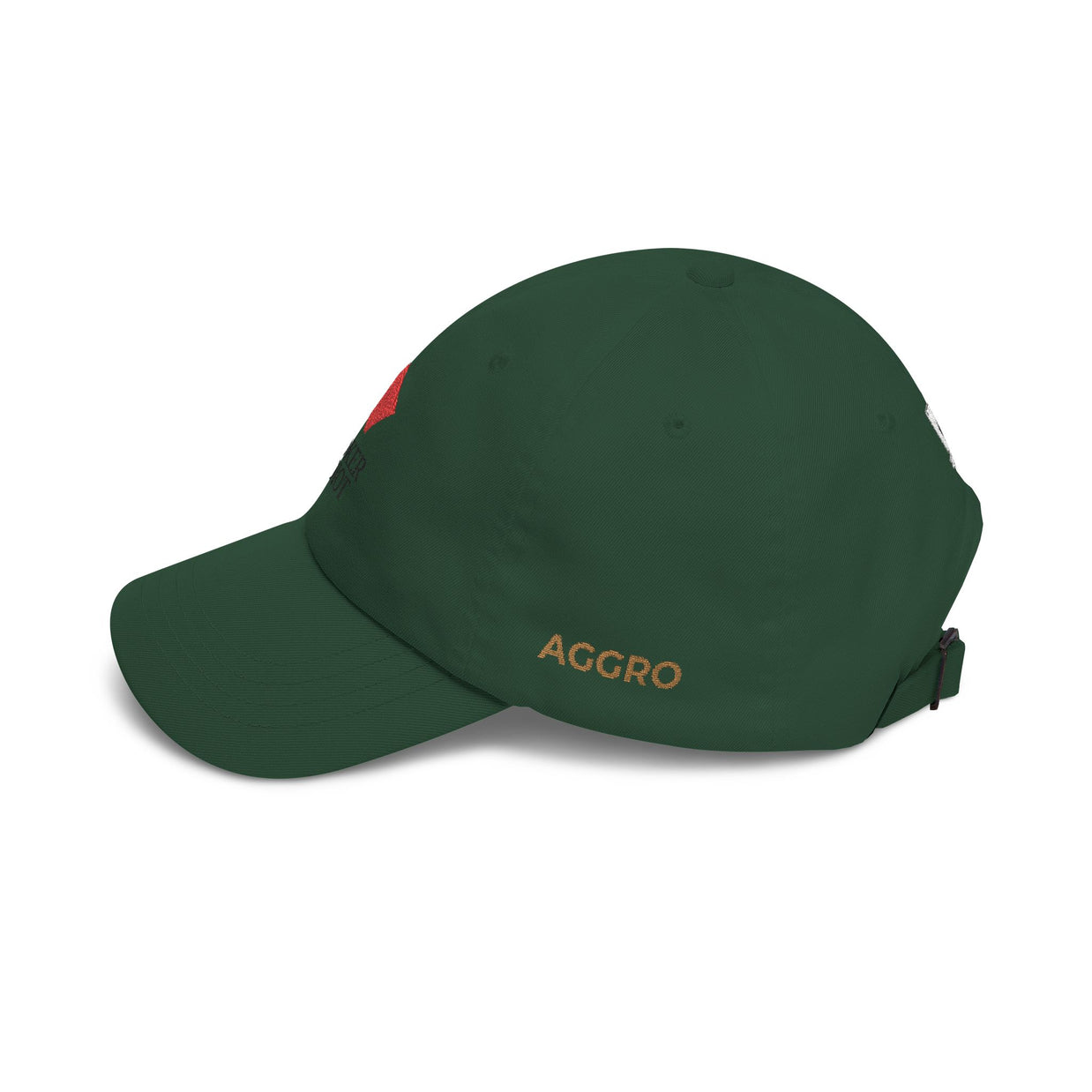 Poker Idiot Dad Cap – Diamond Logo / “AGGRO” Side Embroidery – Poker Streetwear Hat