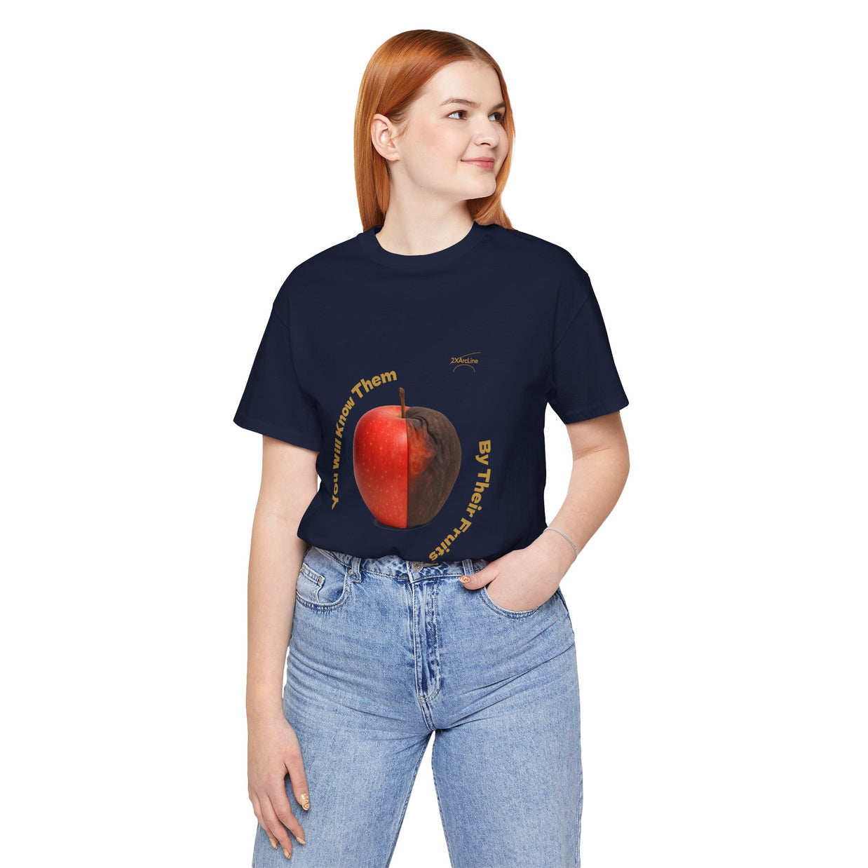 Matthew 7:16 “By Their Fruits” Tee/Bible verse