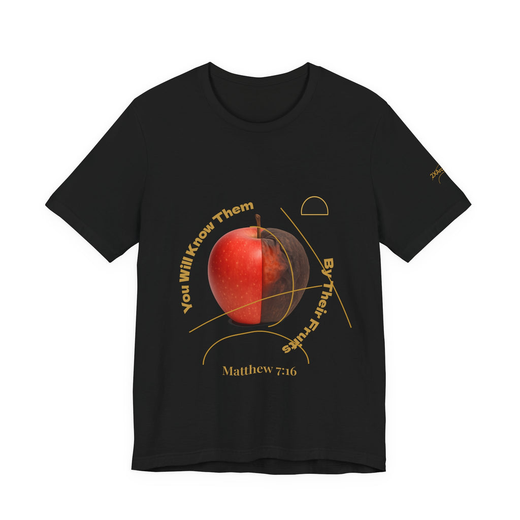 2XArcLine Matthew 7:16 “By Their Fruits” Tee/Bible verse