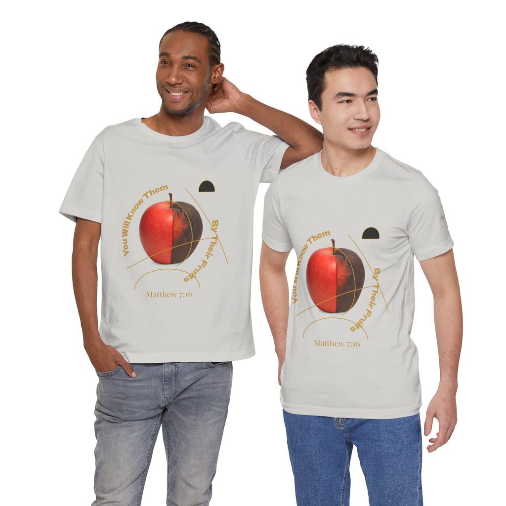 2XArcLine Matthew 7:16 “By Their Fruits” Tee/Bible verse
