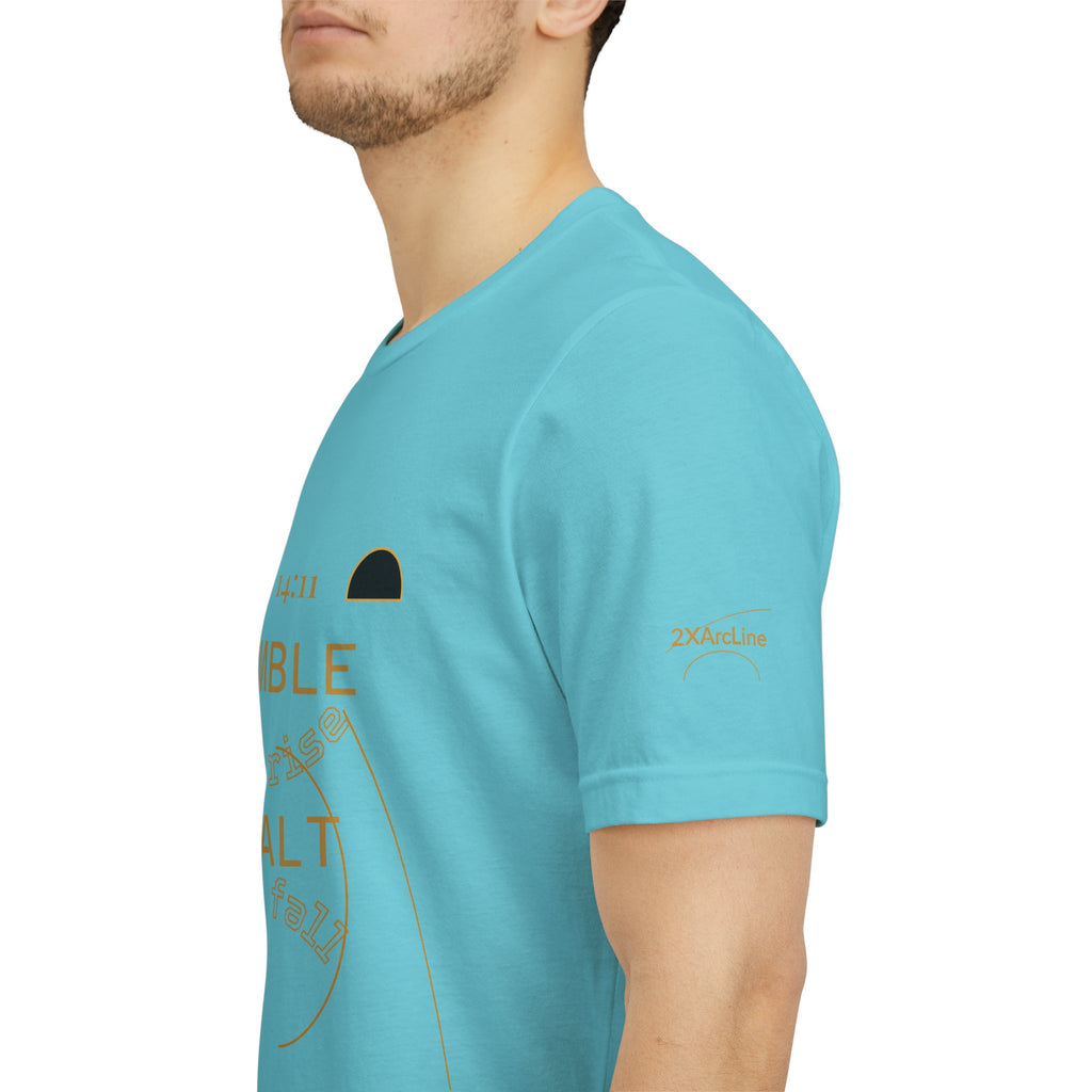 2XArcLine Luke 14:11 “Humble & Exalted” Tee/Bible verse