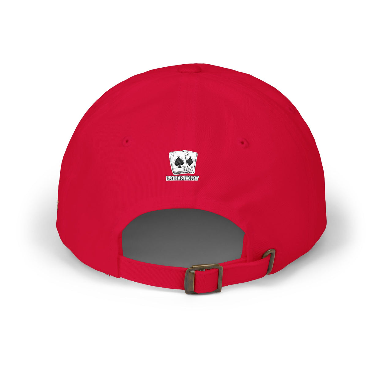 Poker Idiot Dad Cap – Diamond Logo / “REC-REC” Side Embroidery – Poker Insider Streetwear Hat