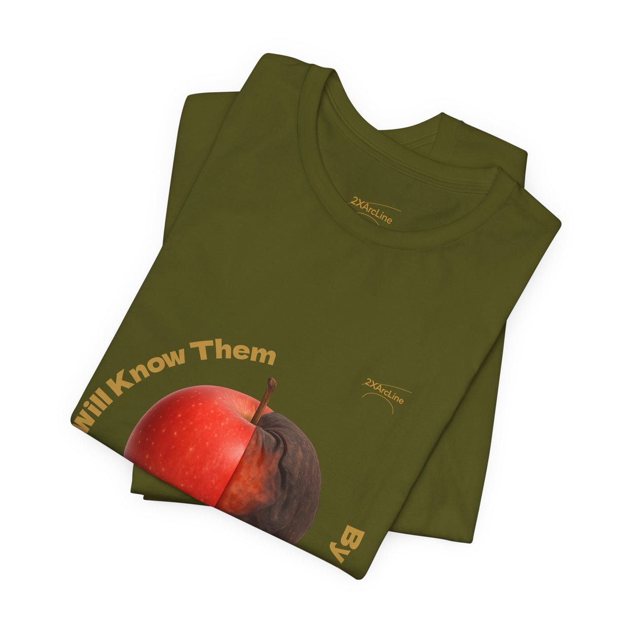 Matthew 7:16 “By Their Fruits” Tee/Bible verse