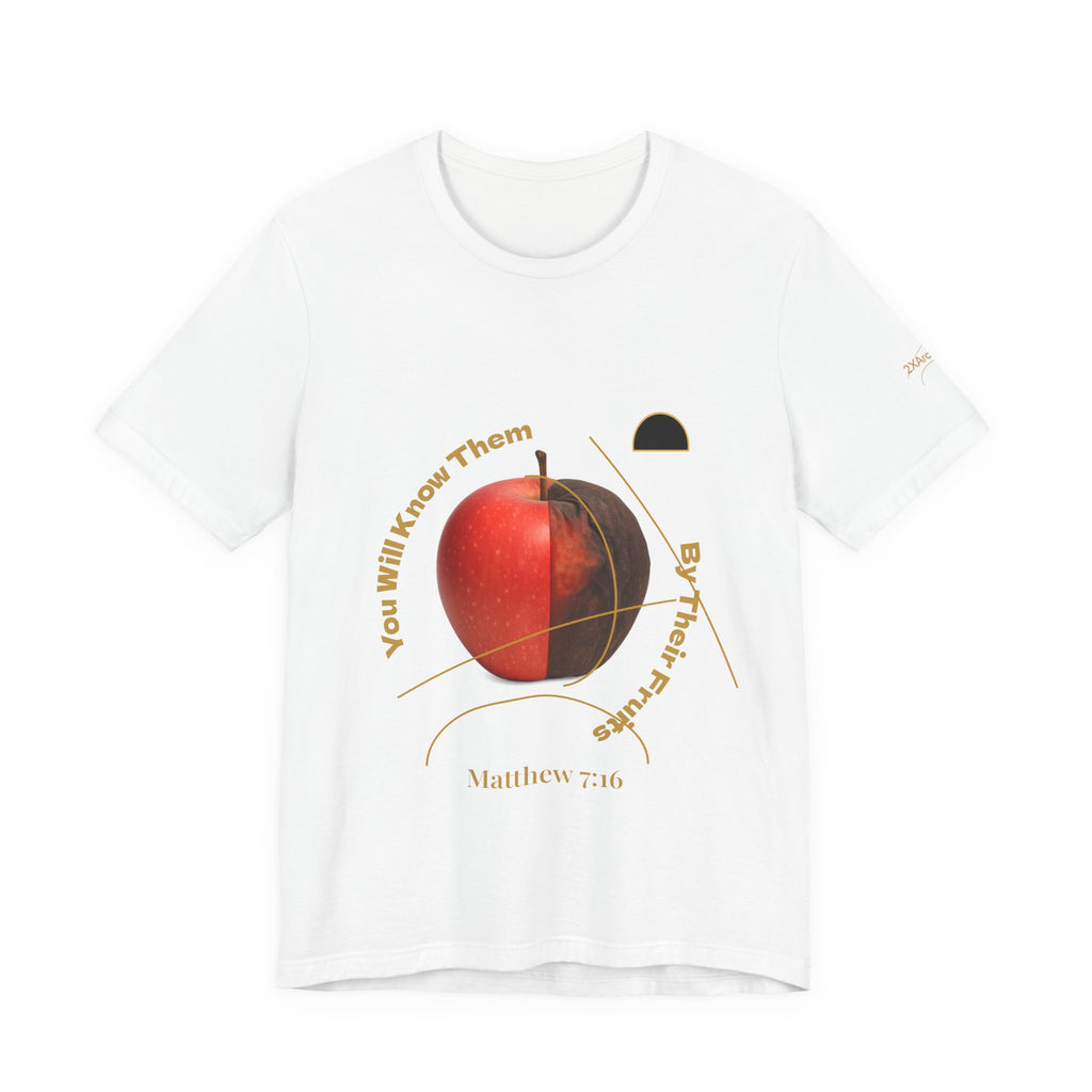 2XArcLine Matthew 7:16 “By Their Fruits” Tee/Bible verse