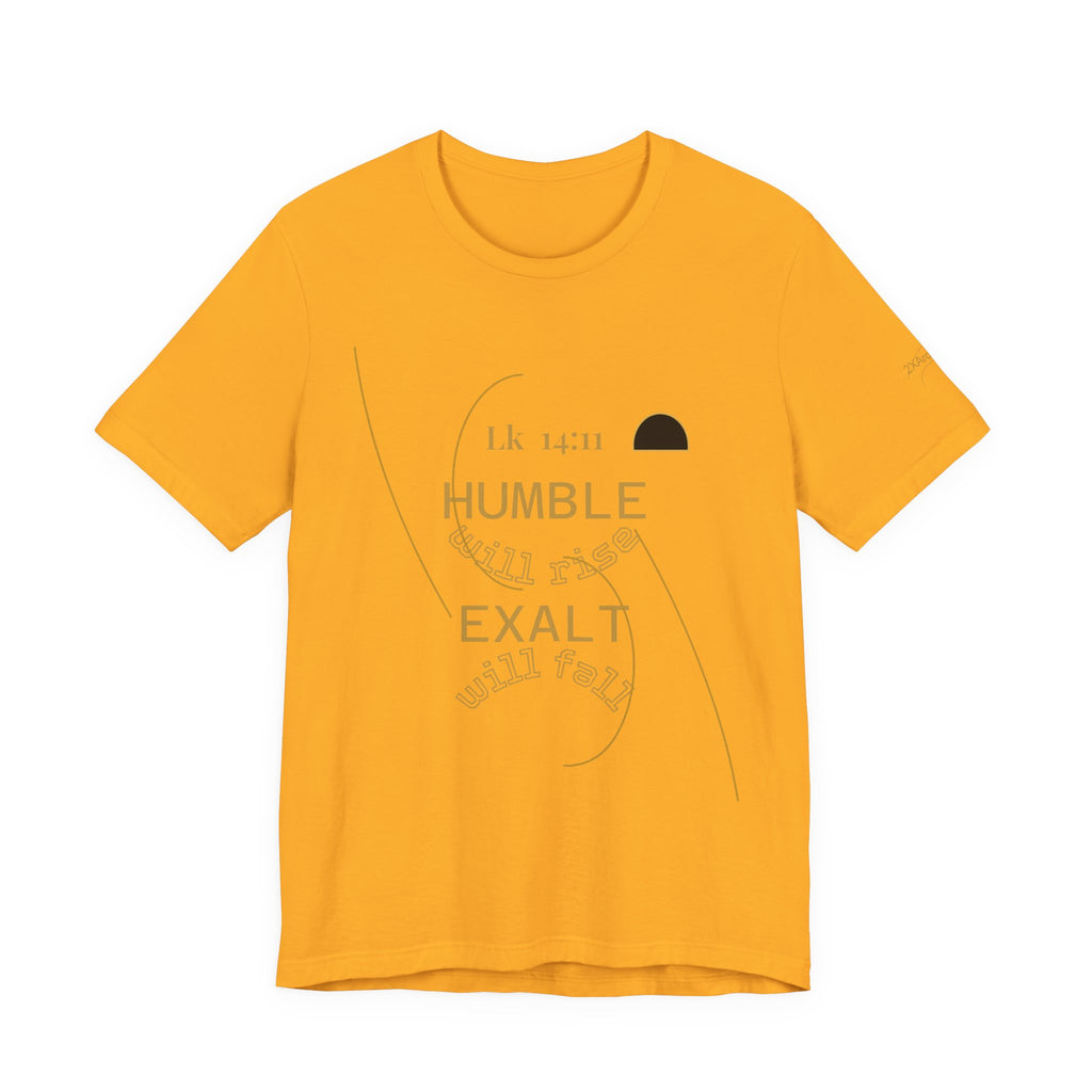 2XArcLine Luke 14:11 “Humble & Exalted” Tee/Bible verse