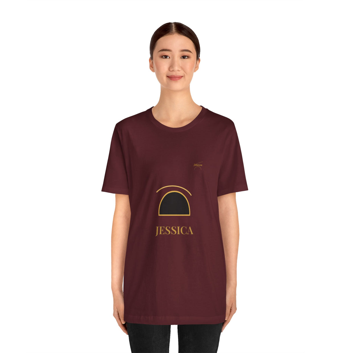 2XArcLine Minimalist  'Jessica' Tee